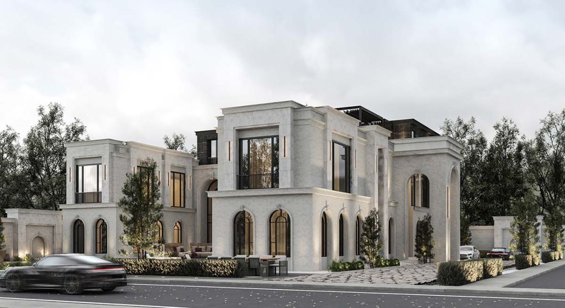 Mẫu biệt thự 2 tầng tân cổ điển sang trọng