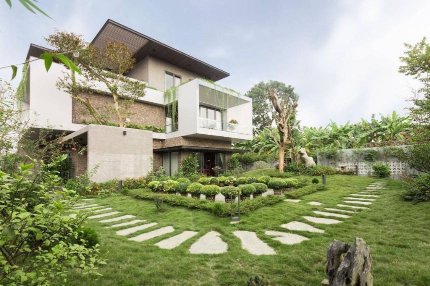 các mẫu thiết kế biệt thự nhà vườn