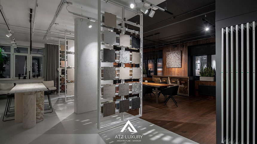mẫu thiết kế showroom gạch ốp lát đẹp