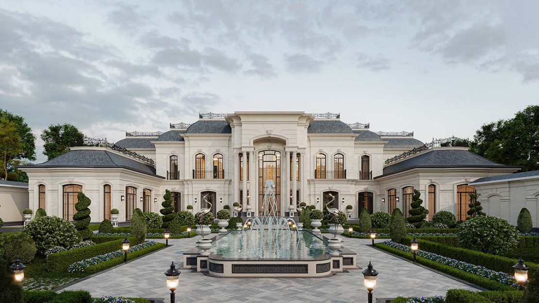 Mẫu siêu biệt thự 2 tầng kiến trúc cổ điển tại Hưng Yên