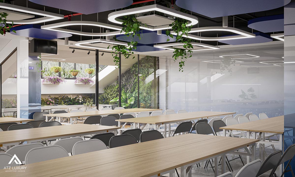 nội thất văn phòng 5 tầng 1000m2