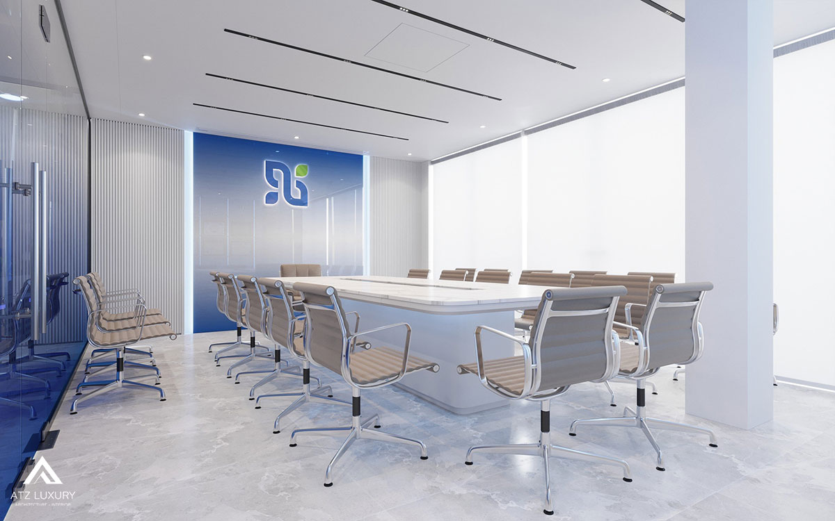 thiết kế nội thất văn phòng 5 tầng 1000m2 cho Tập đoàn Starmed