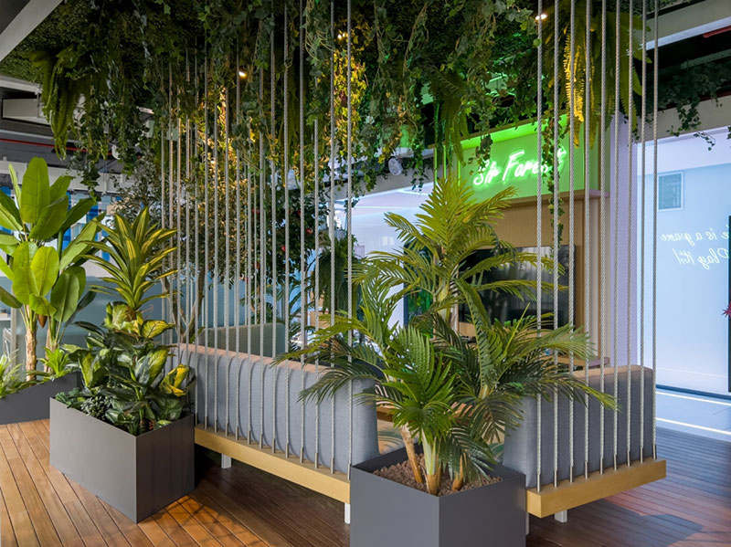 Ý tưởng cải tạo văn phòng thân thiện với thiết kế Biophilic