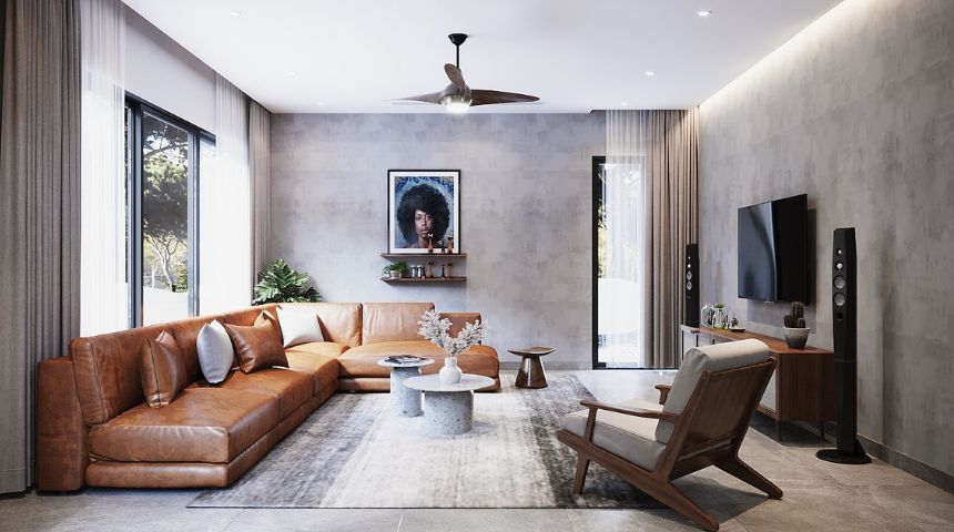 biệt thự vườn 1 tầng 3 phòng ngủ mái bằng