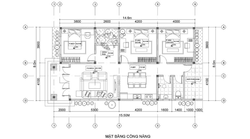 biệt thự 1 tầng mái nhật