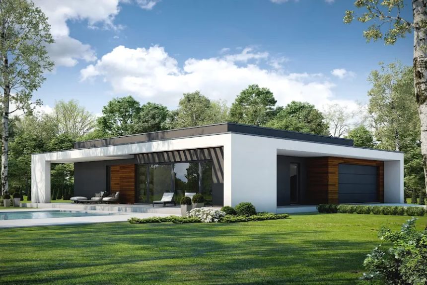 biệt thự vườn 1 tầng 3 phòng ngủ mái bằng