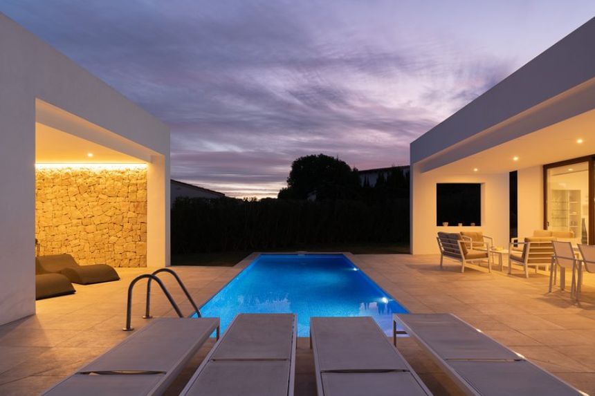 biệt thự vườn 1 tầng 3 phòng ngủ mái bằng