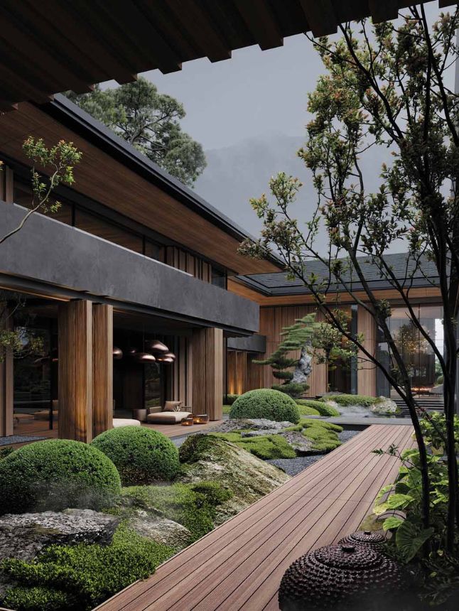 biệt thự nghỉ dưỡng 1 tầng