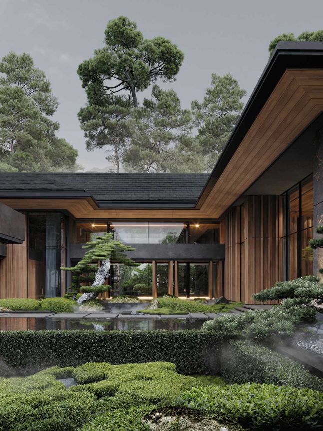 biệt thự nghỉ dưỡng 1 tầng