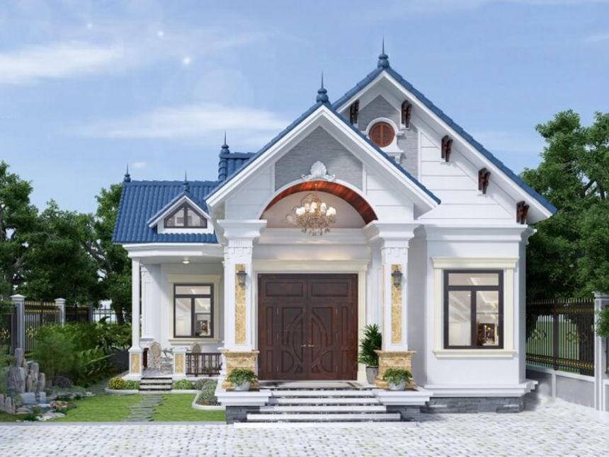  biệt thự vườn 1 tầng 3 phòng ngủ mái Thái