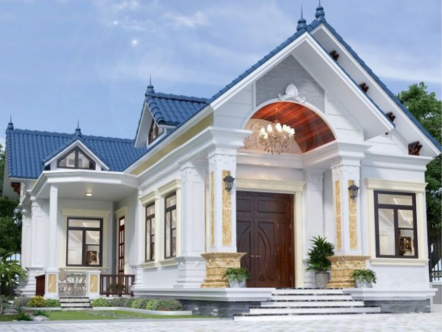  biệt thự vườn 1 tầng 3 phòng ngủ mái Thái