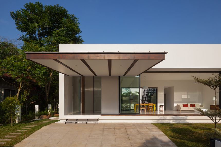  biệt thự vườn 1 tầng 3 phòng ngủ mái bằng