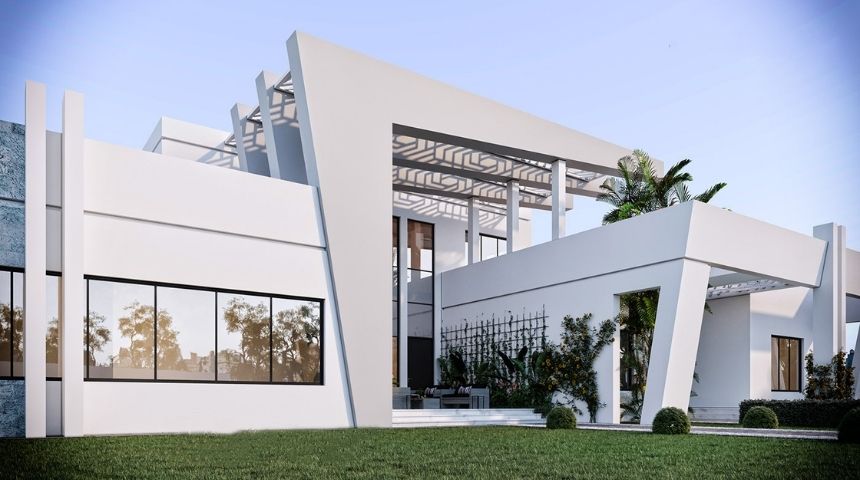 Thiết kế biệt thự vườn hiện đại 1 tầng 300m2
