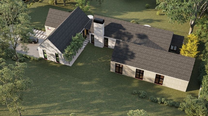 Thiết kế biệt thự vườn 1 tầng hiện đại 300m2