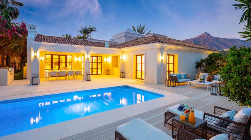 biệt thự 1 tầng phong cách địa trung hải đẹp