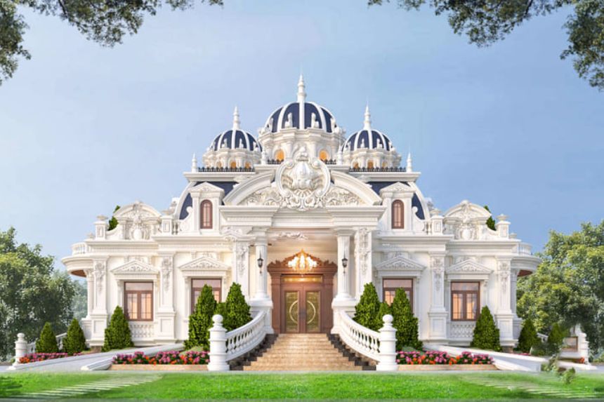 biệt thự cổ điển 1 tầng