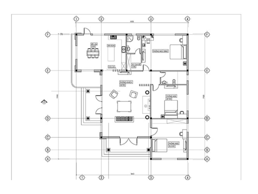 mẫu biệt thự 1 tầng 200m2 đẹp