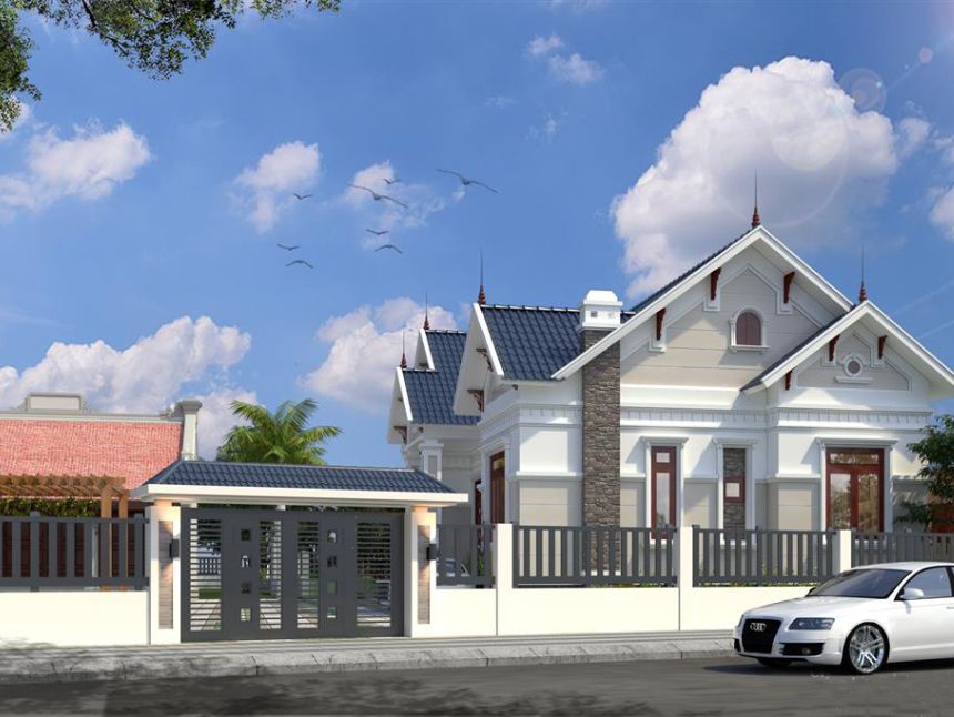 biệt thự 1 tầng 200m2