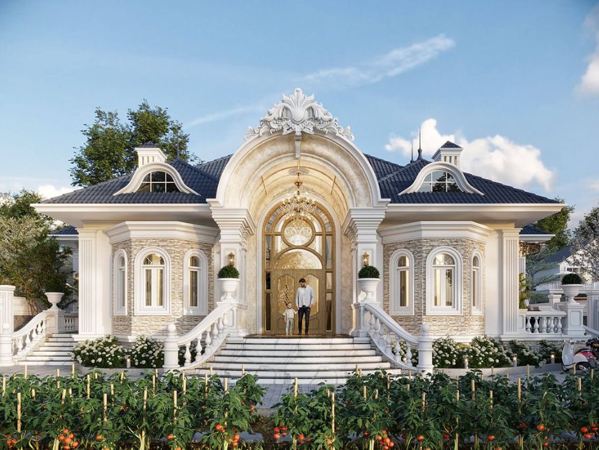 biệt thự 1 tầng 200m2