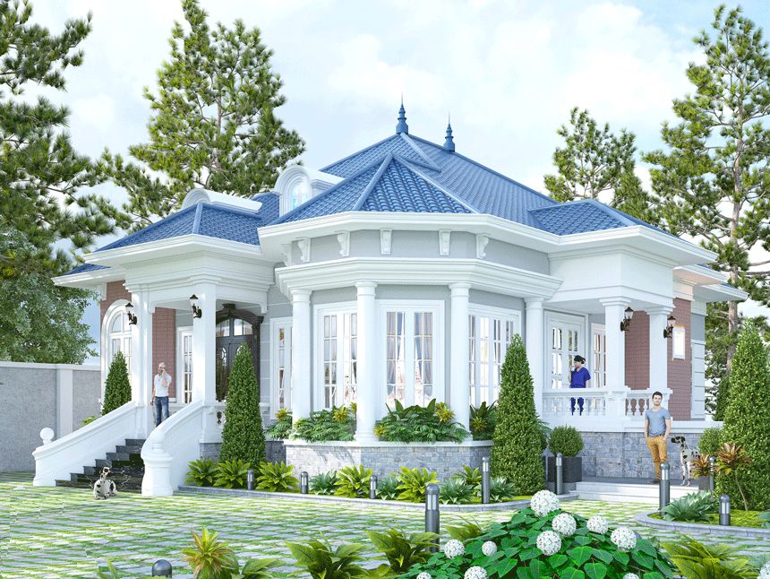 biệt thự 1 tầng 200m2