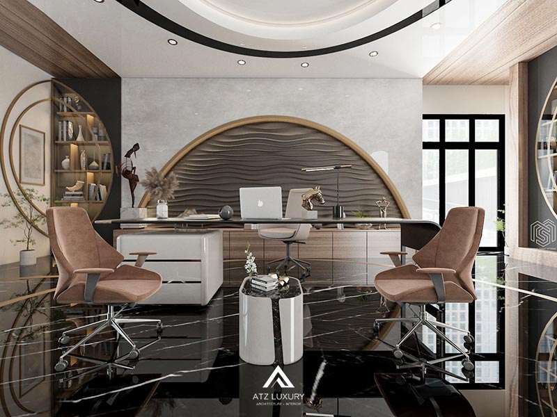 cach bo tri phong lam viec lanh dao 3