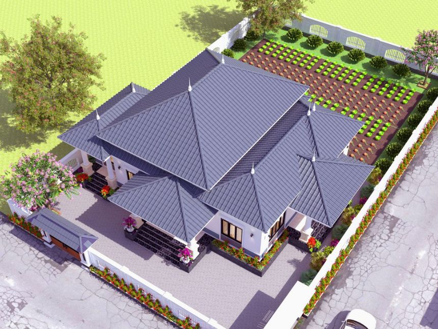 biệt thự nhà vườn 200m2