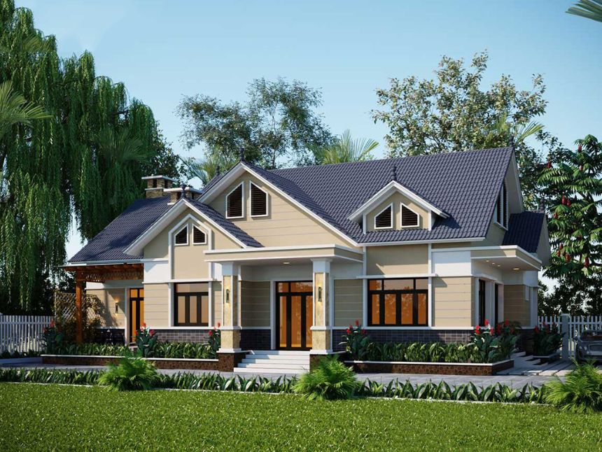 biệt thự 1 tầng 200m2