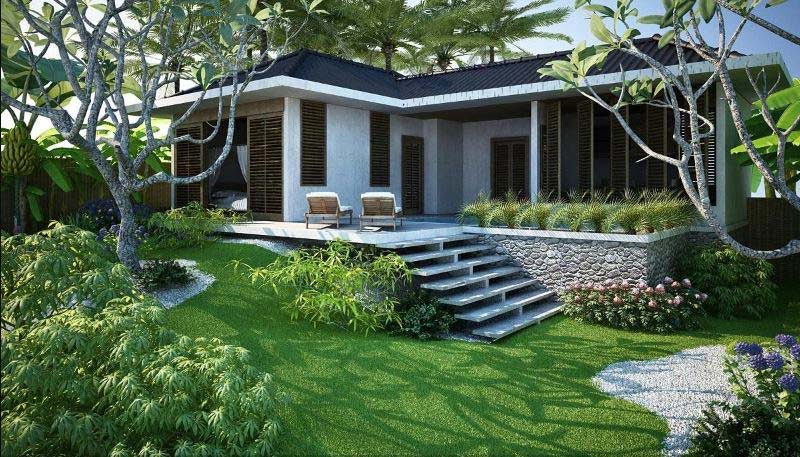 mau thiet ke biet thu 1 tang 300m2 atz luxury
