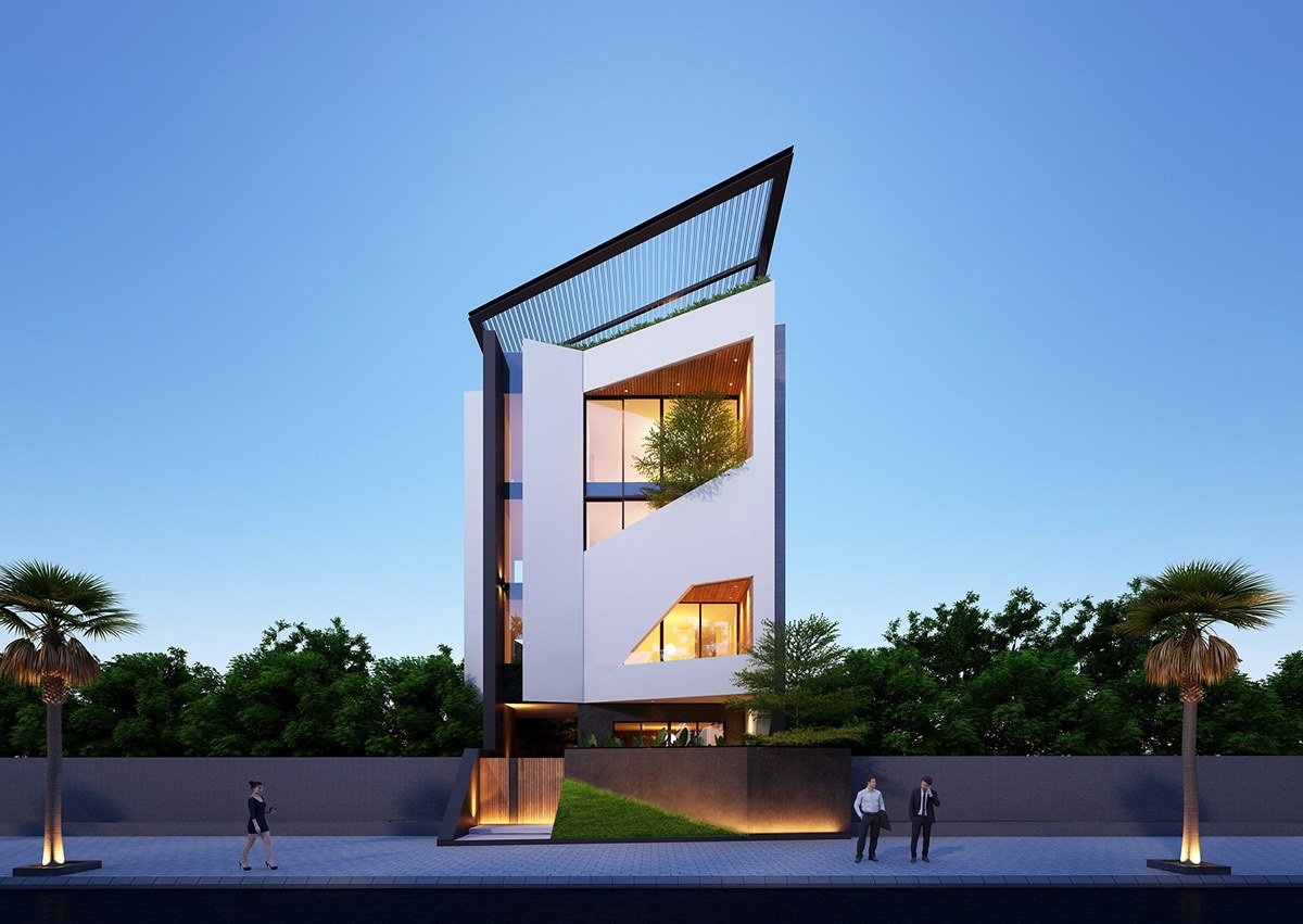 Thiết kế nhà 3 tầng ngang 4.5m có 3 phòng ngủ, đáp ứng được nhu cầu nghỉ ngơi cần thiết cho gia đình