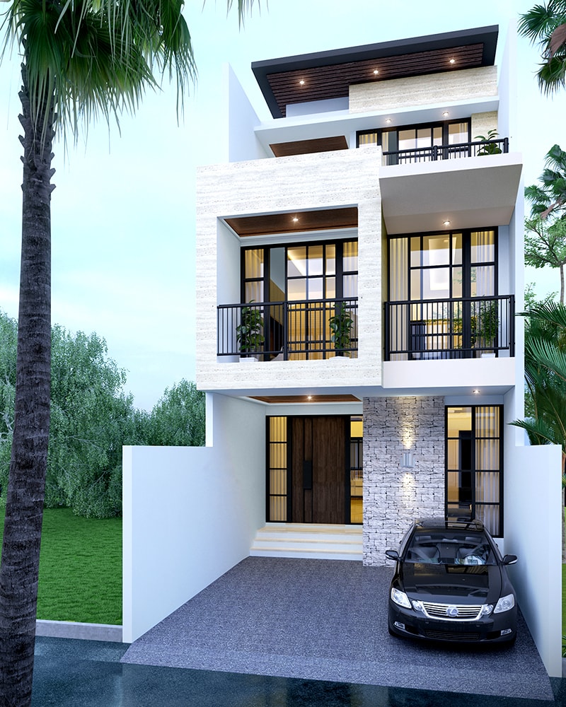 Mẫu thiết kế nhà phố 3 tầng 4.5x18m sang trọng, hiện đại, phù hợp với người trẻ ở các thành phố lớn