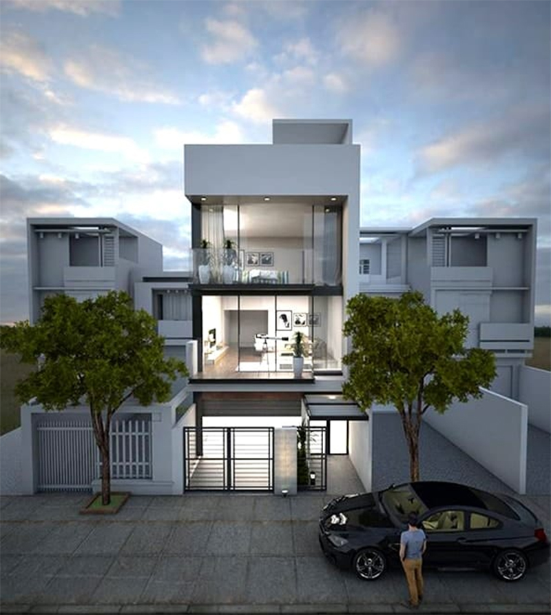 Với mẫu thiết kế nhà ống 3 tầng 5 phòng ngủ, gia chủ cần lưu ý tính toán để sử dụng phần đất xây dựng cách hợp lý, tránh gây tình trạng phòng ngủ quá nhỏ hẹp, gây ảnh hưởng đến chất lượng nghỉ ngơi của các thành viên trong gia đình