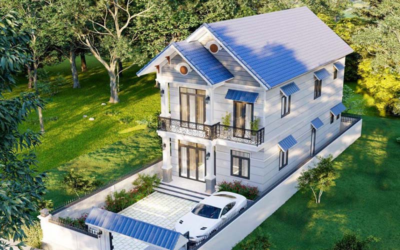 Mau nha 2 tang 600 trieu o nong thon 1 atzluxury