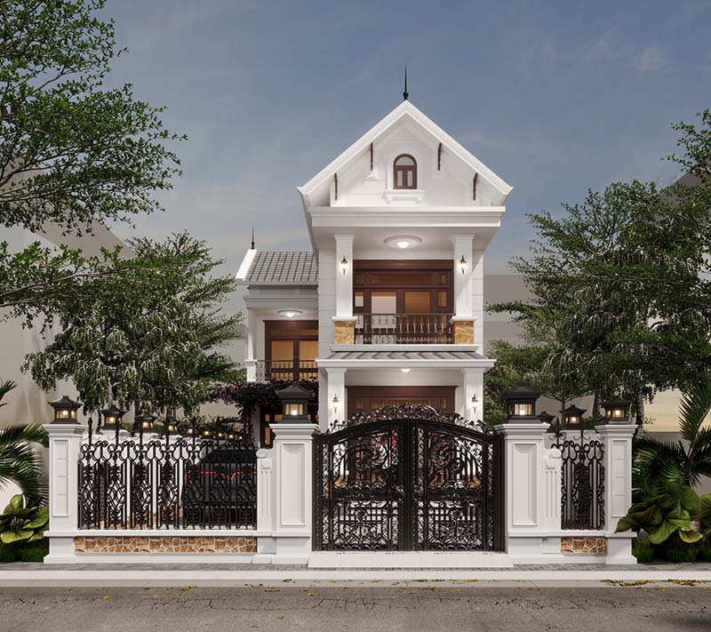 TOP các mẫu thiết kế nhà biệt thự 1 tầng mái Thái đẹp hút hồn