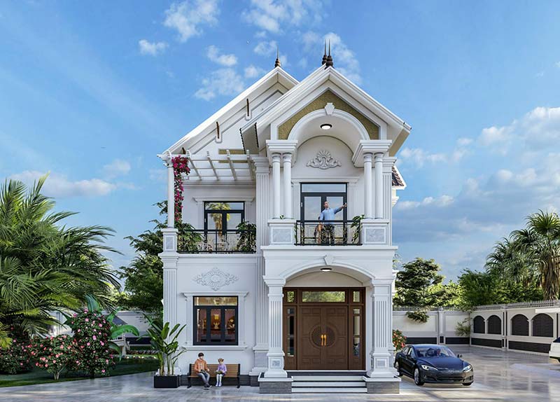 Mau thiet ke nha kieu Thai 2 tang 4 phong ngu o nong thon atz luxury