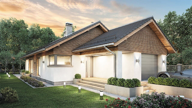 “Mãn nhãn” với nhà cấp 4 5m ngang, thiết kế mái tôn cực sành điệu, khiến cho chúng ta như đang lạc vào những ngôi nhà gỗ trên đồi thông Đà Lạt’