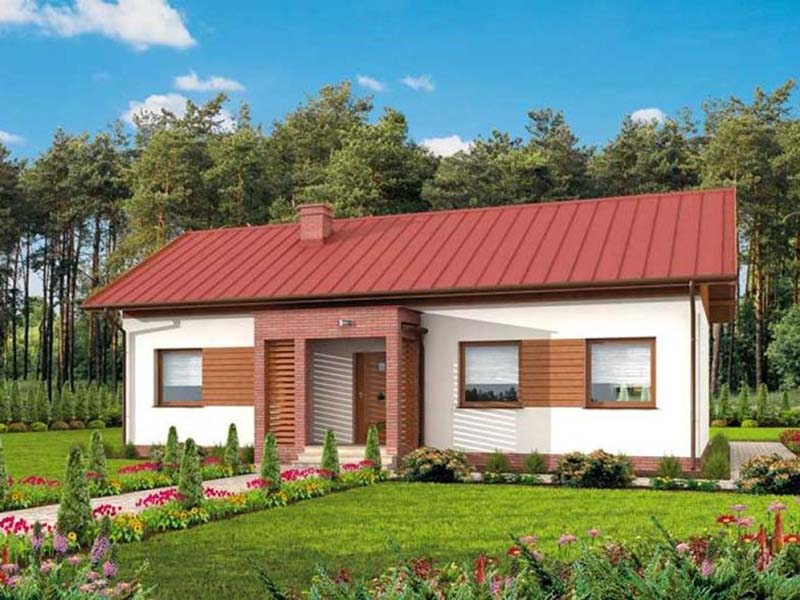 Mái tôn giả ngói cũng là một sự lựa chọn đáng cân nhắc dành cho những người yêu thích phong cách tự do, thoải mái, hòa nhập với thiên nhiên. Cực kì phù hợp với những ngôi nhà cấp 4 ở nông thôn