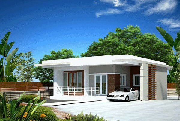mặt tiền nhà ống 1 tầng ngang 5m