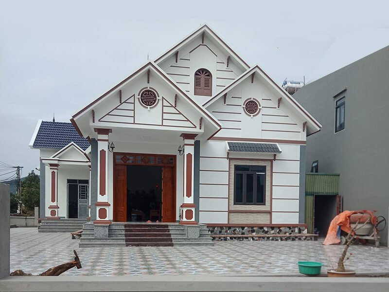 nhà phố ngang 5m 1 tầng