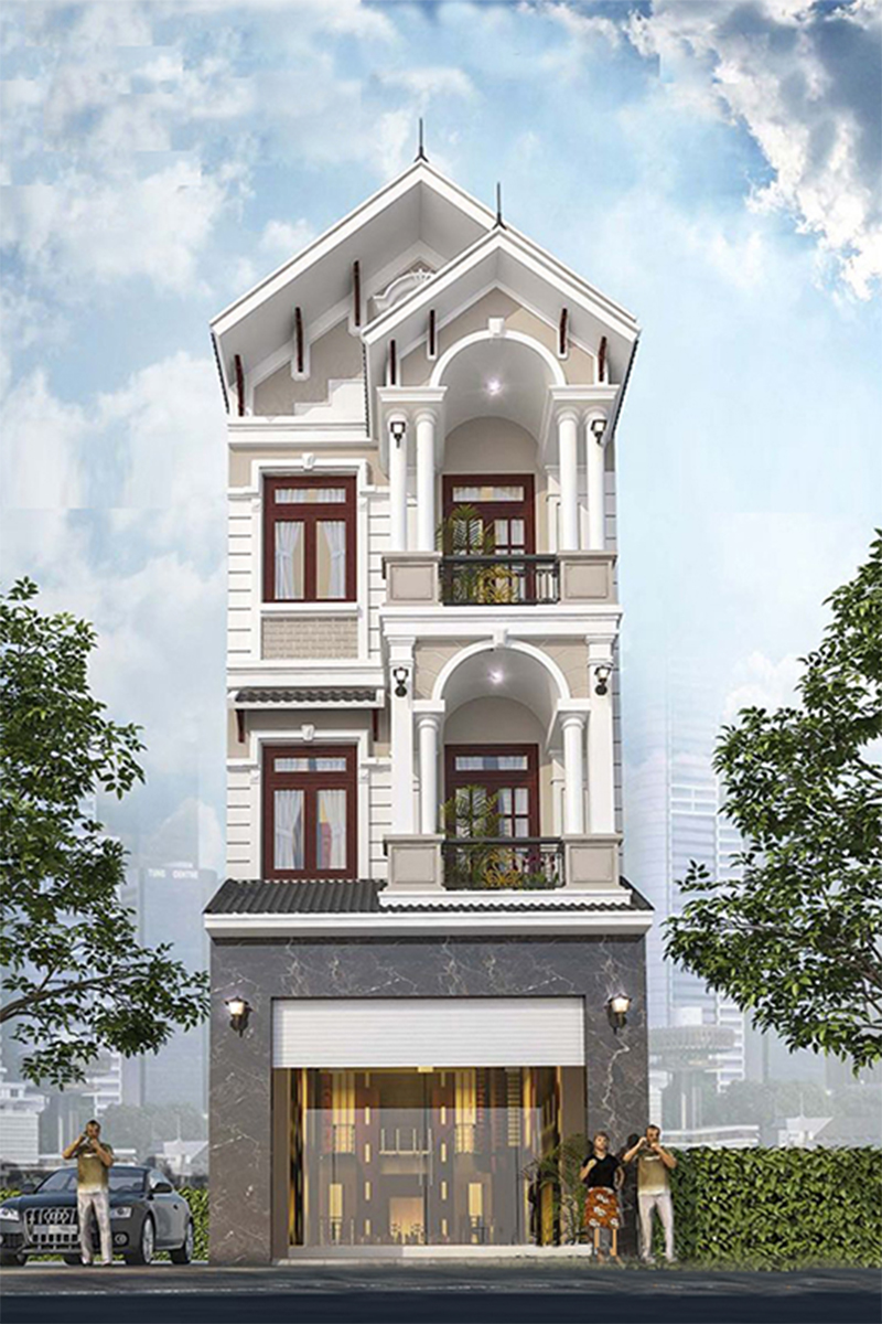 Nhà ống 3 tầng mặt tiền 5m