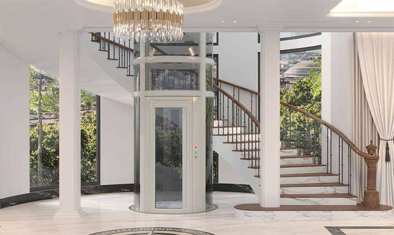 Thang máy cho nhà 3 tầng hỗ trợ vận chuyển đồ đạc