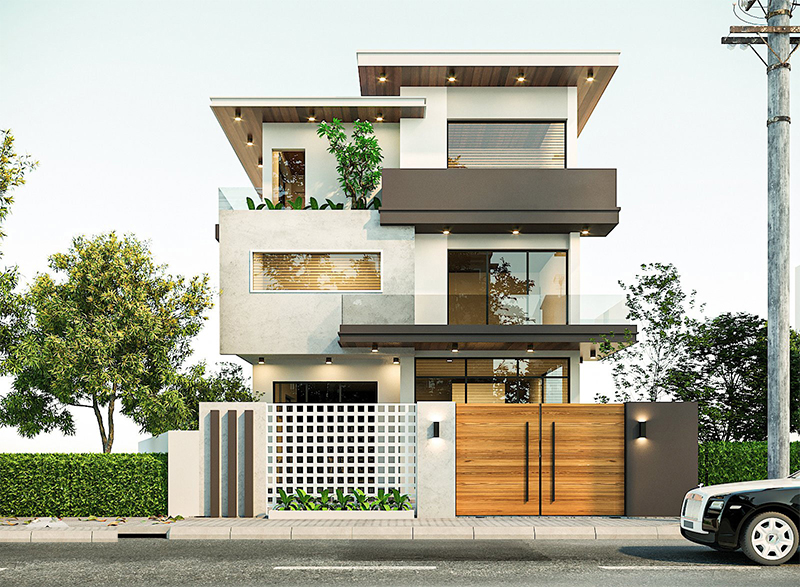 Nhà 5x11m đẹp luxury