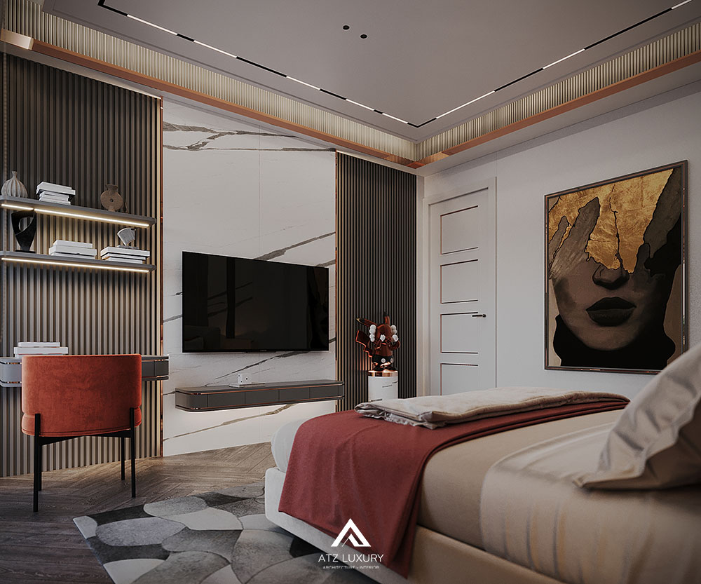 Thiết kế nội thất biệt thự 330m2 tại Bắc Ninh