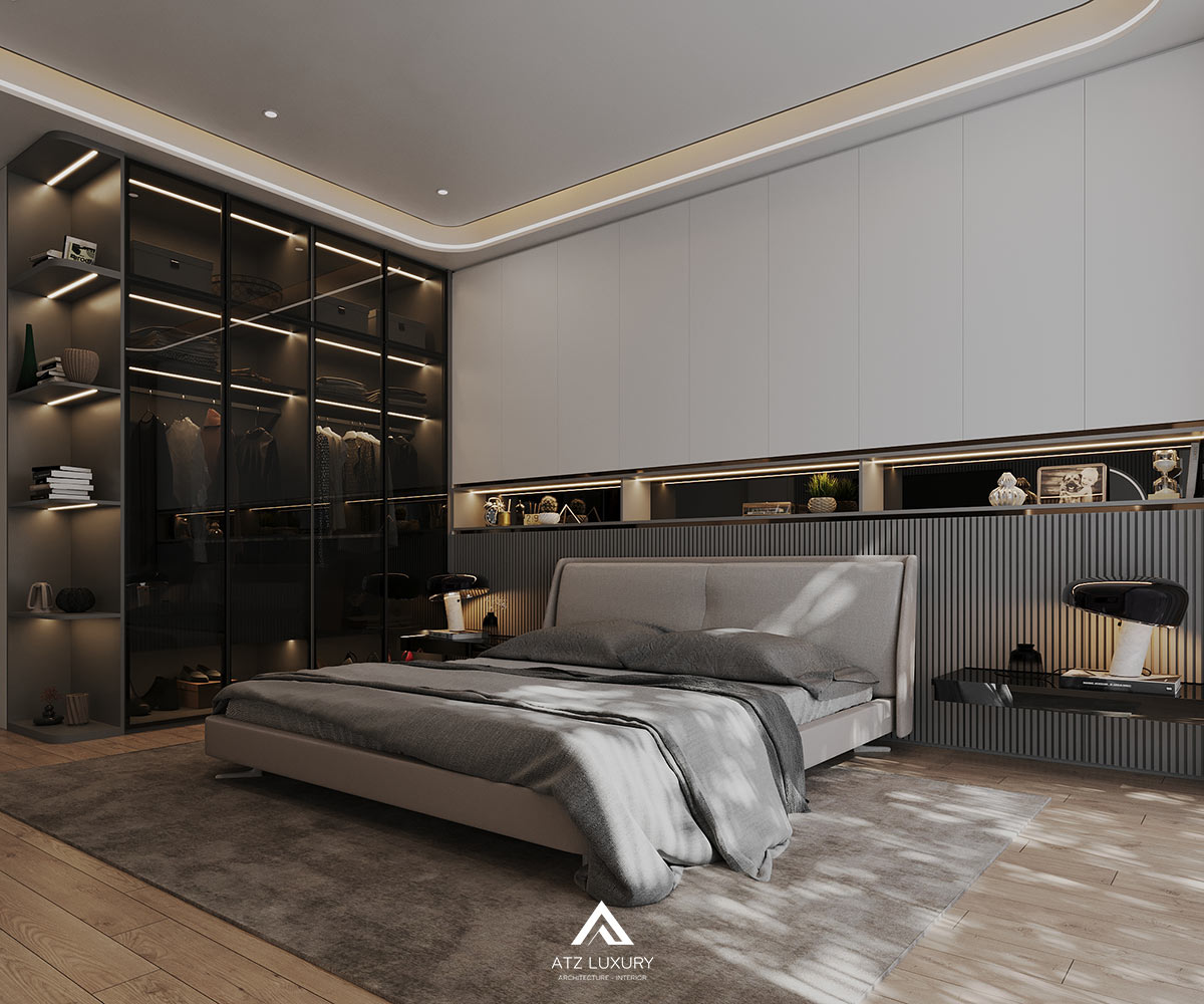 Thiết kế nội thất biệt thự 250m2 tại Thái Nguyên