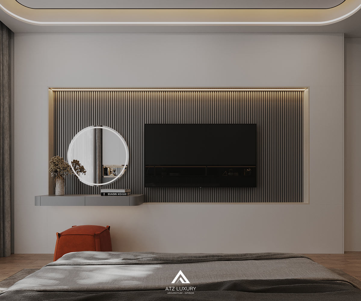 Thiết kế nội thất biệt thự 250m2 tại Thái Nguyên