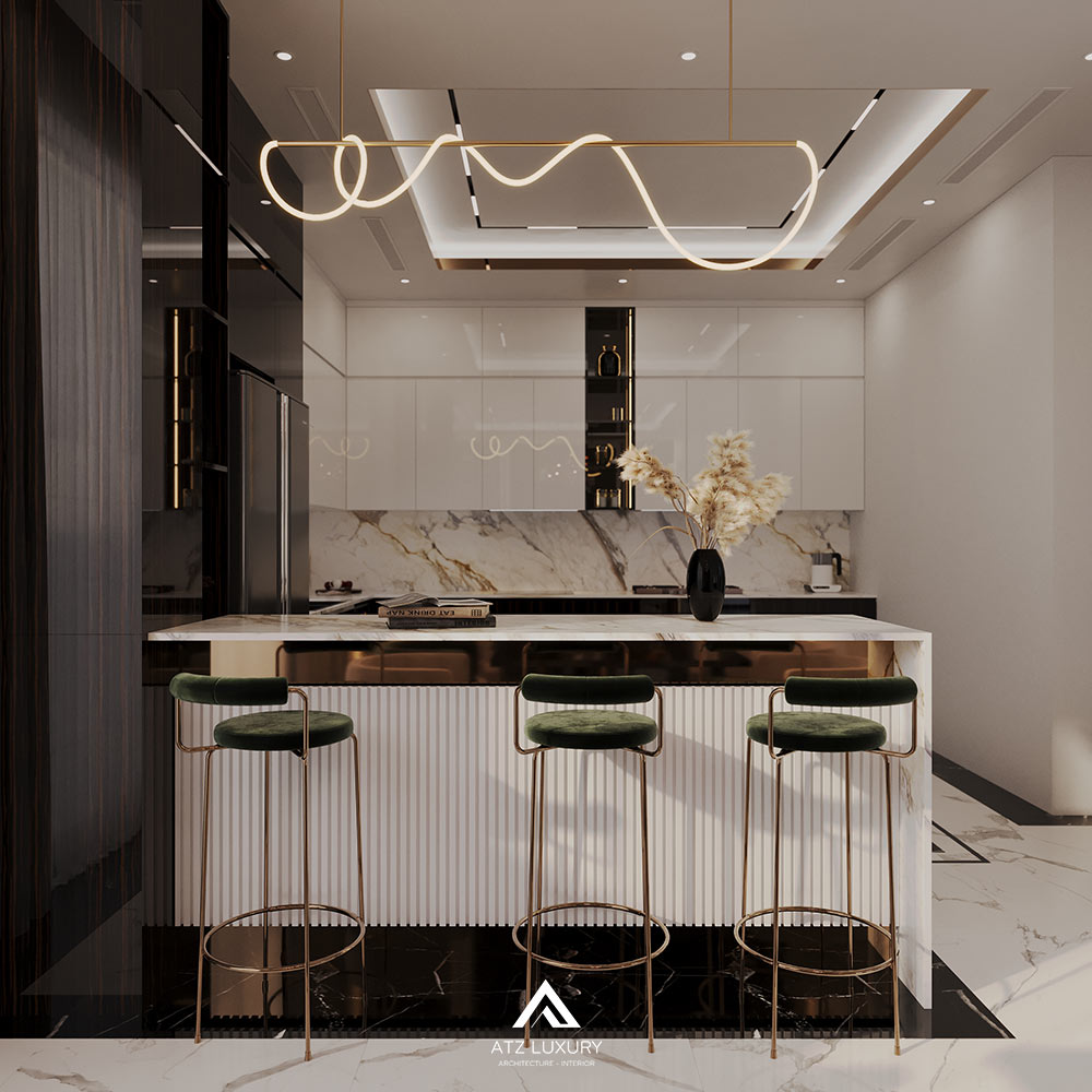 Thiết kế nội thất biệt thự 250m2 tại Thái Nguyên