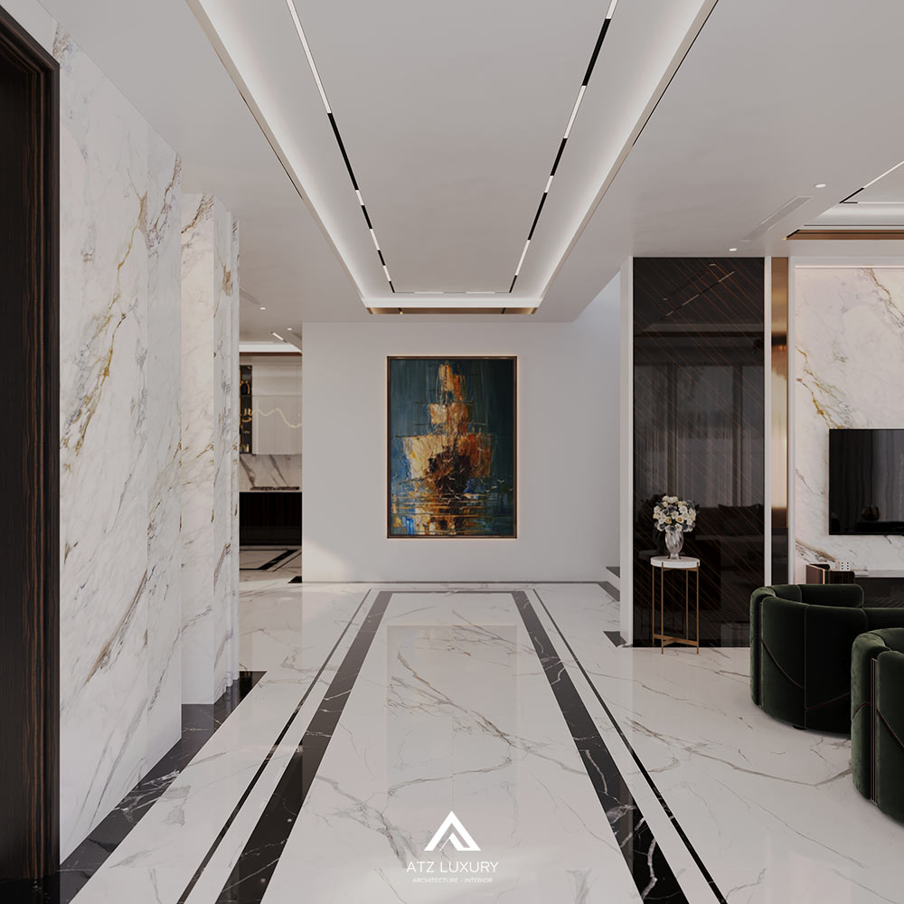 Thiết kế nội thất biệt thự 250m2 tại Thái Nguyên