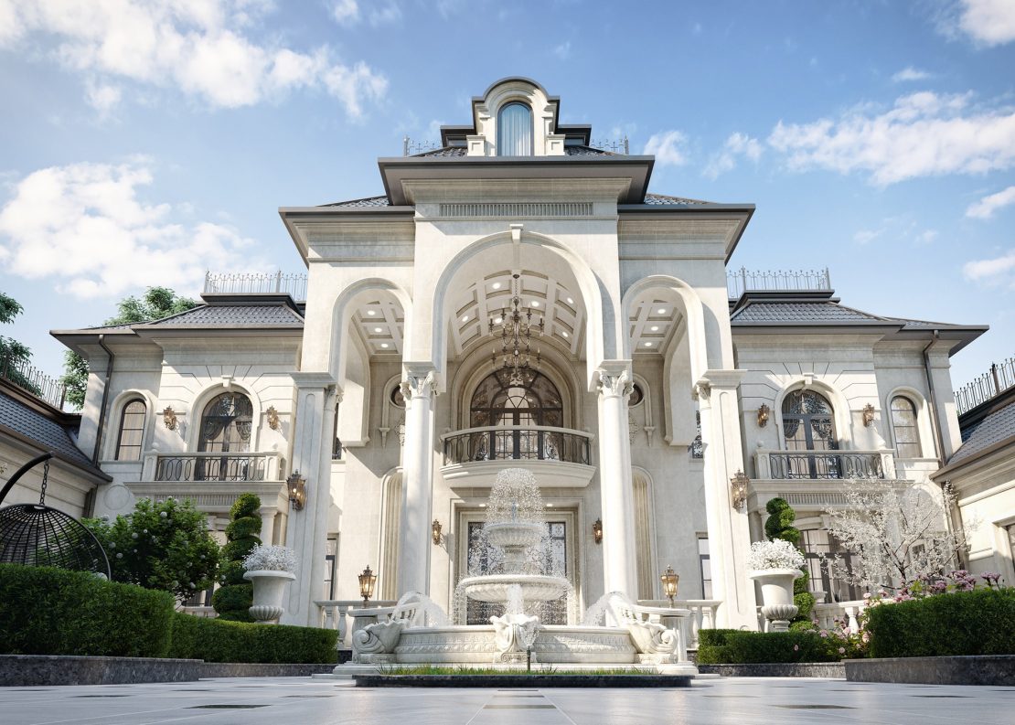 biệt thự tân cổ điển phong cách Pháp 2 tầng tráng lệ (2)