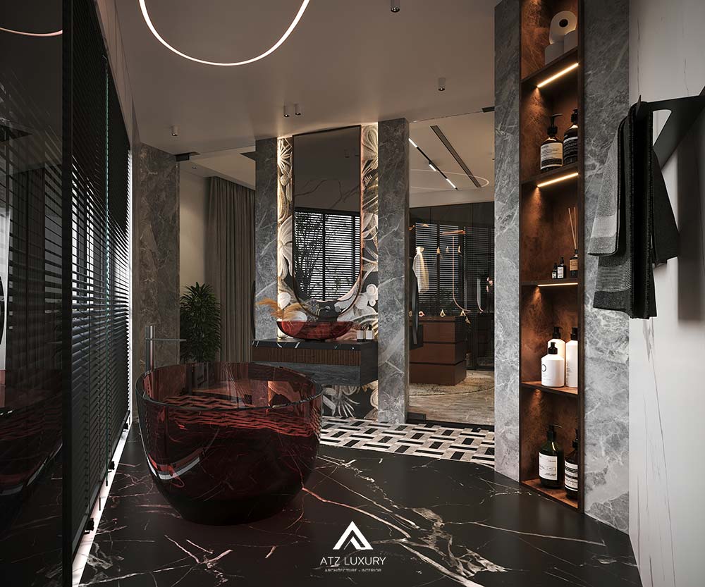 Thiết kế nội thất biệt thự hiện đại 350m2 tại Hà Nội