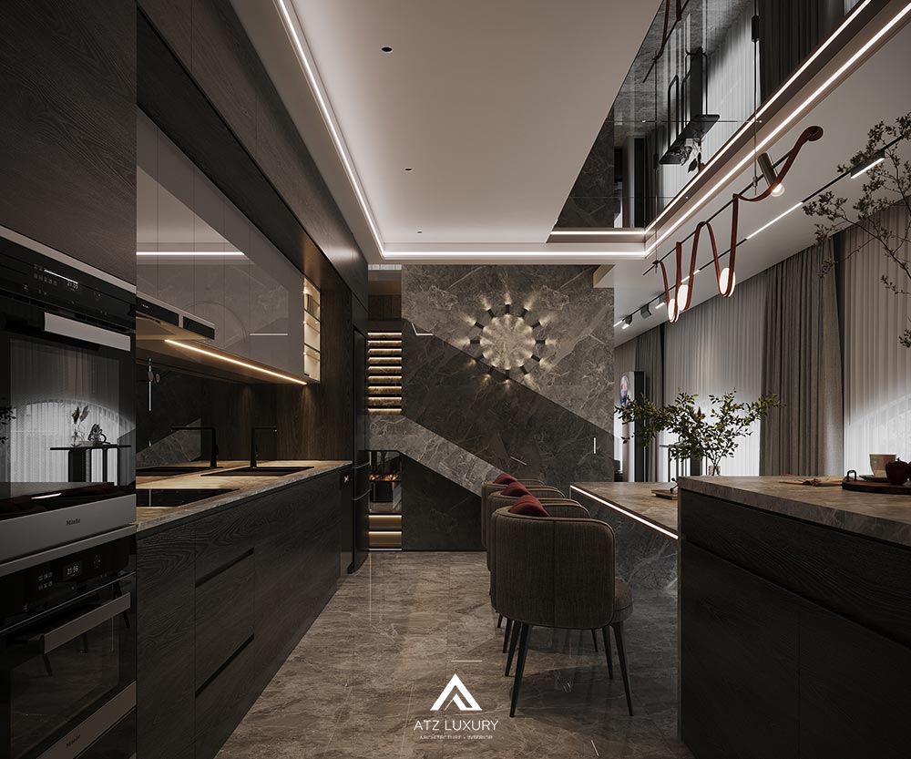 Thiết kế nội thất biệt thự hiện đại 350m2 tại Hà Nội