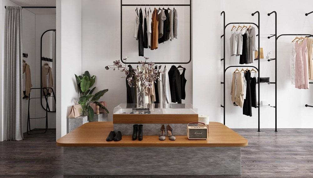 Mẫu thiết kế cửa hàng thời trang tại Shophouse The Venice Vinhomes Ocean Park 3